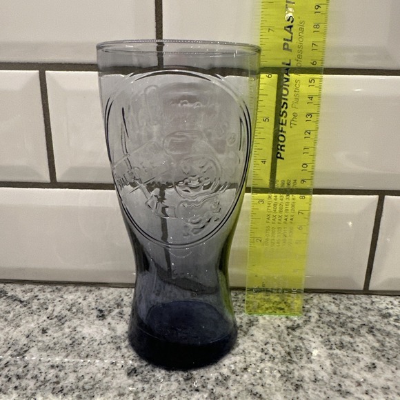 McDonald's "Speedee 1955" Retro Vintage Style‎ Purple 16-ounce Glass 2012 Promo - Picture 1 of 6